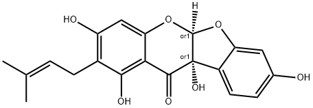(5aβ,10bβ)-5a,10b-ジヒドロ-2-(3-メチル-2-ブテニル)-1,3,8,10b-テトラヒドロキシ-11H-ベンゾフロ[2,3-b][1]ベンゾピラン-11-オン