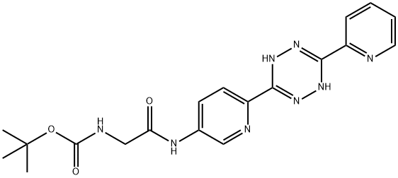 Py-2H-Tetrazine-Py-NHBoc Struktur