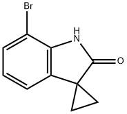 7-Bromo-1H-spiro[cyclopropane-1,3-indole]-2-one Structure