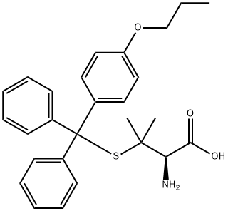 L-Valine, 3-[[diphenyl(4-propoxyphenyl)methyl]thio]-|
