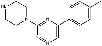 5-(4-甲基苯基)-3-(1-哌嗪)1,2,4-三嗪, 1368477-71-7, 结构式