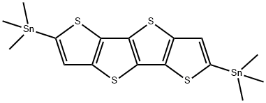 IN1588, 2,6-Bis(trimethylstannyl)thieno[2',3':4,5]thieno[3,2-b]thieno[2,3-d]thiophene Structure