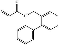 2-?Propenoic acid, [1,?1'-?biphenyl]?-?2-?ylmethyl ester Structure