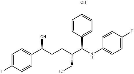 Ezetimibe Diol Impurity, 1374250-08-4, 结构式