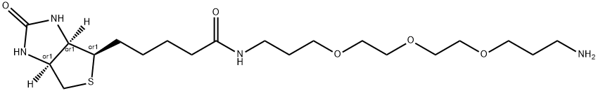 Biotin-PEG3-(CH2)3-NH2 Struktur