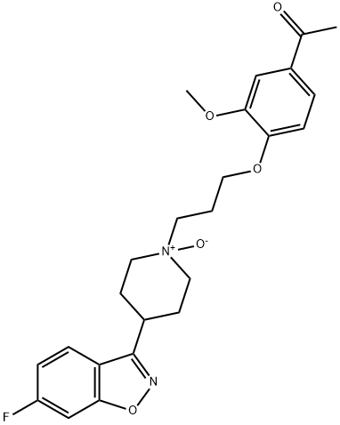 Iloperidone N-Oxide Struktur