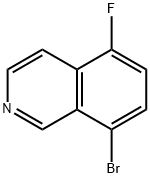 8-bromo-5-fluoroisoquinoline, 1378874-27-1, 结构式