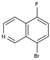 8-bromo-5-fluoroisoquinoline, 1378874-27-1, 结构式