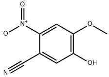 Benzonitrile, 5-hydroxy-4-methoxy-2-nitro- Structure