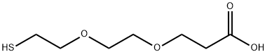 Thiol-PEG2-acid Struktur