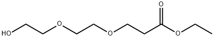 Hydroxy-PEG3-ethyl ester Structure