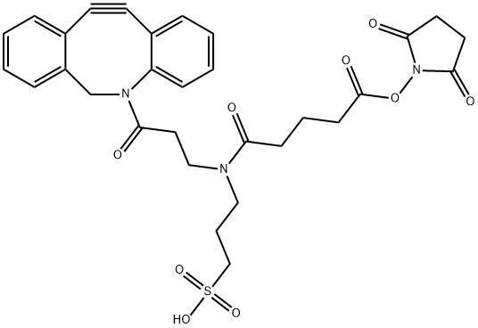 Sulf-DBCO-NHS ester Struktur