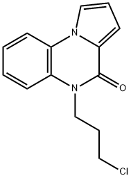 Pyrrolo[1,2-a]quinoxalin-4(5H)-one, 5-(3-chloropropyl)- Structure