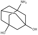 Tricyclo[3.3.1.13,7]decane-1,3-diol, 5-amino- Struktur