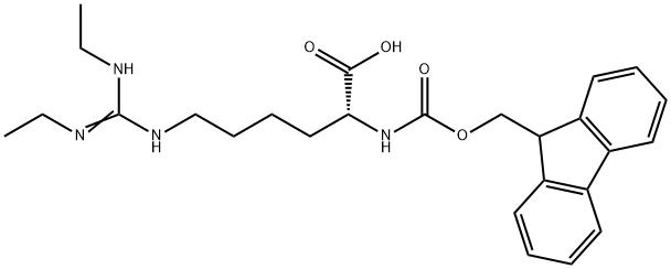 Fmoc-D-Har(Et)2-OH 化学構造式