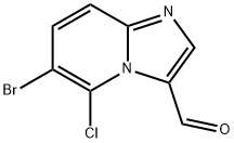 6-bromo-5-chloroimidazo[1,2-a]pyridine-3-carbaldehyde Structure