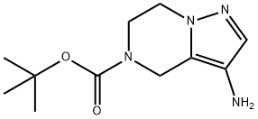 Tert-Butyl 3-Amino-6,7-Dihydropyrazolo[1,5-A]Pyrazine-5(4H)-Carboxylate(WX141188), 1391733-15-5, 结构式