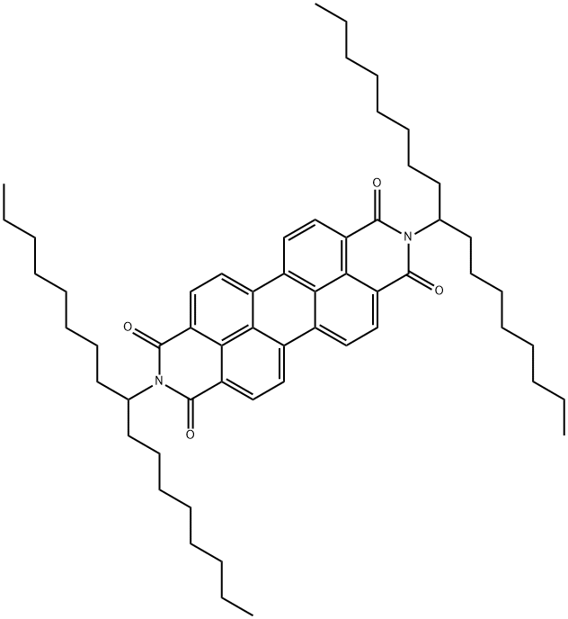 ANTHRA[2,1,9-DEF:6,5,10-D'E'F']DIISOQUINOLINE-1,3,8,10(2H,9H)-TETRONE, 2,9-BIS(1-OCTYLNONYL),139260-31-4,结构式