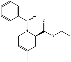 (6S)-1-<(R)-1-phenylethyl>-6-ethoxycarbonyl-3,4-dimethyl-3,4-didehydropiperidine,139334-63-7,结构式