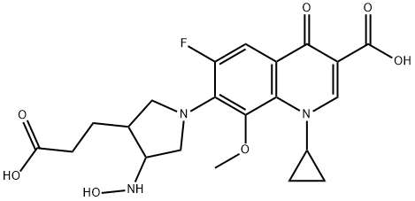 莫西沙星杂质30 结构式