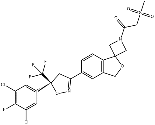 Sarolaner Struktur