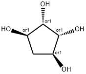 1α,2β,3β,4α-Cyclopentatetrol Structure