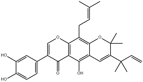 蔓性千斤拔素A 结构式