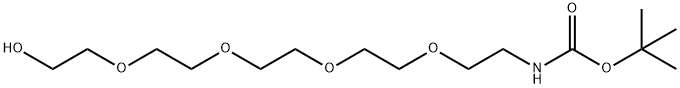N-Boc-PEG5-alcohol Structure