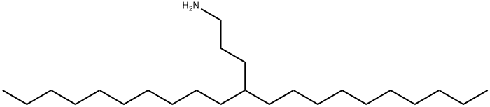 1-Tetradecanamine, 4-decyl- Structure