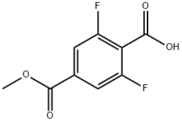 2,6-二氟-4-(甲氧羰基)苯甲酸, 1415124-74-1, 结构式