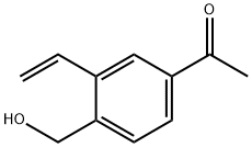4-(羟甲基)-3-乙烯基苯乙酮,1418144-63-4,结构式