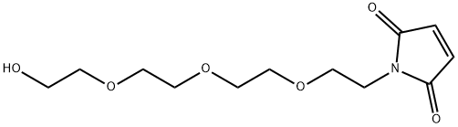 马来酰亚胺-四聚乙二醇, 1421933-37-0, 结构式