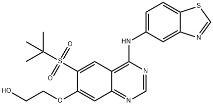 RIP2 kinase inhibitor 1 化学構造式