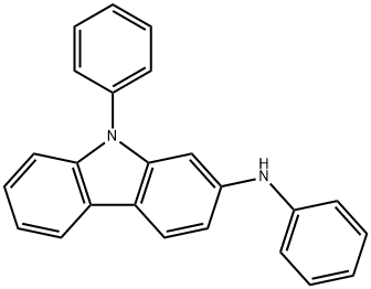 N,9-Diphenyl-H-carbazol-amine Struktur
