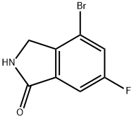 4-溴-6-氟-1-异吲哚啉酮, 1427357-28-5, 结构式