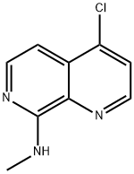 1,7-Naphthyridin-8-amine, 4-chloro-N-methyl- Structure
