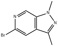5-溴-1,3-二甲基-1H-吡唑并[3,4-C]吡啶 结构式