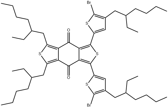 1,3-双[(5-溴-4-(2-乙基己基)噻吩-2-基]-5,7--双(2-乙基己基)苯并[1,2-C:4,5-C