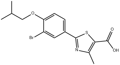 Febuxostat Bromo Impurity Structure