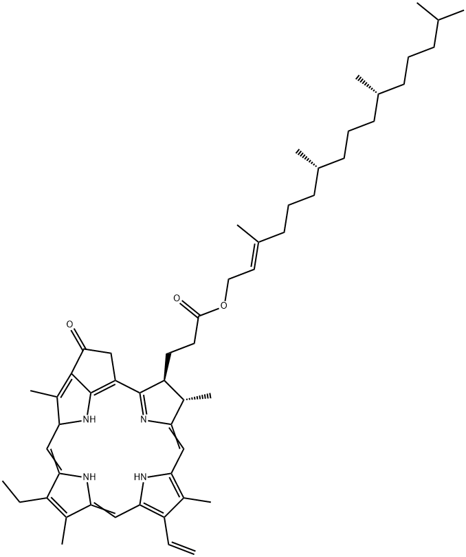 ピロフェオフィチンa 化学構造式