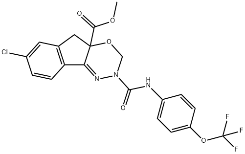 Indoxacarb Impurity 5, 144171-39-1, 结构式