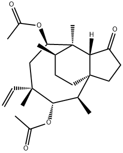 Mutilin 11,14-Diacetate Struktur