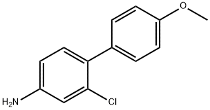 [1,1'-Biphenyl]-4-amine, 2-chloro-4'-methoxy- Structure