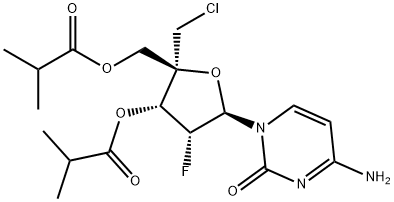 化合物LUMICITABINE, 1445385-02-3, 结构式