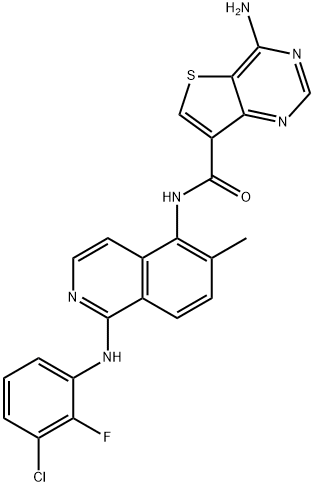 BELVARAFENIB, 1446113-23-0, 结构式