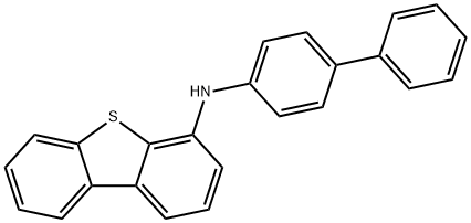 N-([1,1'-ビフェニル]-4-イル)ジベンゾ[b,d]チオフェン-4-アミン 化学構造式