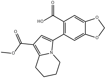 1448525-06-1 1-Indolizinecarboxylic acid, 3-(6-carboxy-1,3-benzodioxol-5-yl)-5,6,7,8-tetrahydro-, 1-methyl ester