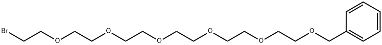 BnO-PEG5-CH2CH2Br Struktur