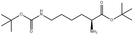 N6-(叔丁氧羰基)-L-赖氨酸叔丁基酯,14529-23-8,结构式