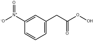 Benzeneethaneperoxoic acid, 3-nitro- Structure